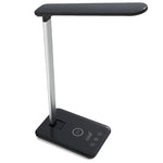 Lámpara LED con Base Carga Inalámbrica Qi COOL Fold Negro - PixelPlaza