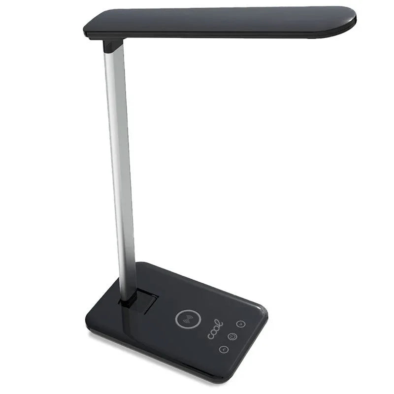 Lámpara LED con Base Carga Inalámbrica Qi COOL Fold Negro - PixelPlaza