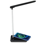 Lámpara LED con Base Carga Inalámbrica Qi COOL Fold Negro - PixelPlaza