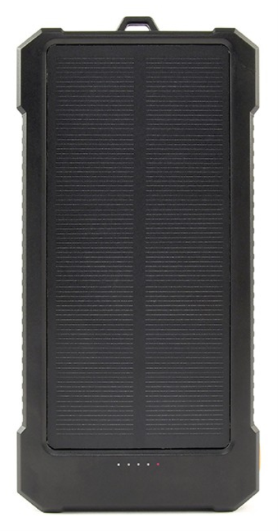 Gembird PB10-SOLAR-1 batería externa Polímero de litio 10000 mAh Negro