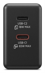 Lenovo 40AW065BEU adaptador e inversor de corriente Interior / exterior 65 W Negro