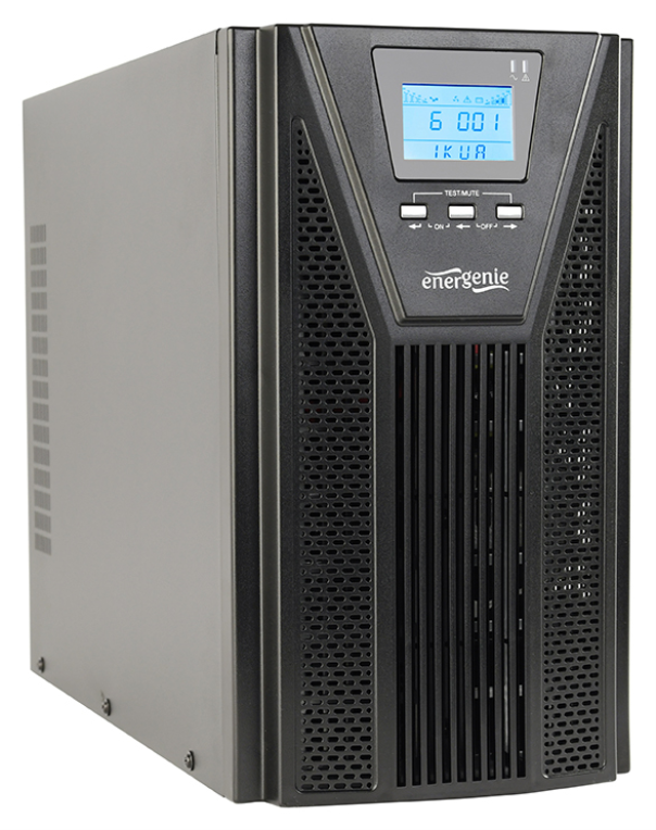 Gembird EG-UPSO-2000 sistema de alimentación ininterrumpida (UPS) Doble conversión (en línea) 2 kVA 1800 W 5 salidas AC