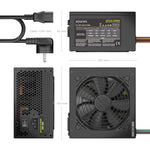 Aisens Fuente Alimentacion ATX 500W con Cable de Alimentacion OEM, Negra