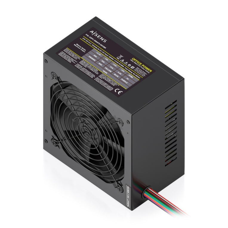 Aisens Fuente Alimentacion ATX 500W OEM, Negra