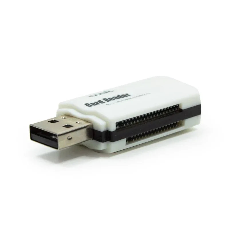 Lector USB Tarjetas Memoria Universal COOL (All in One) Blanco - PixelPlaza