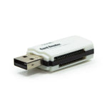 Lector USB Tarjetas Memoria Universal COOL (All in One) Blanco - PixelPlaza