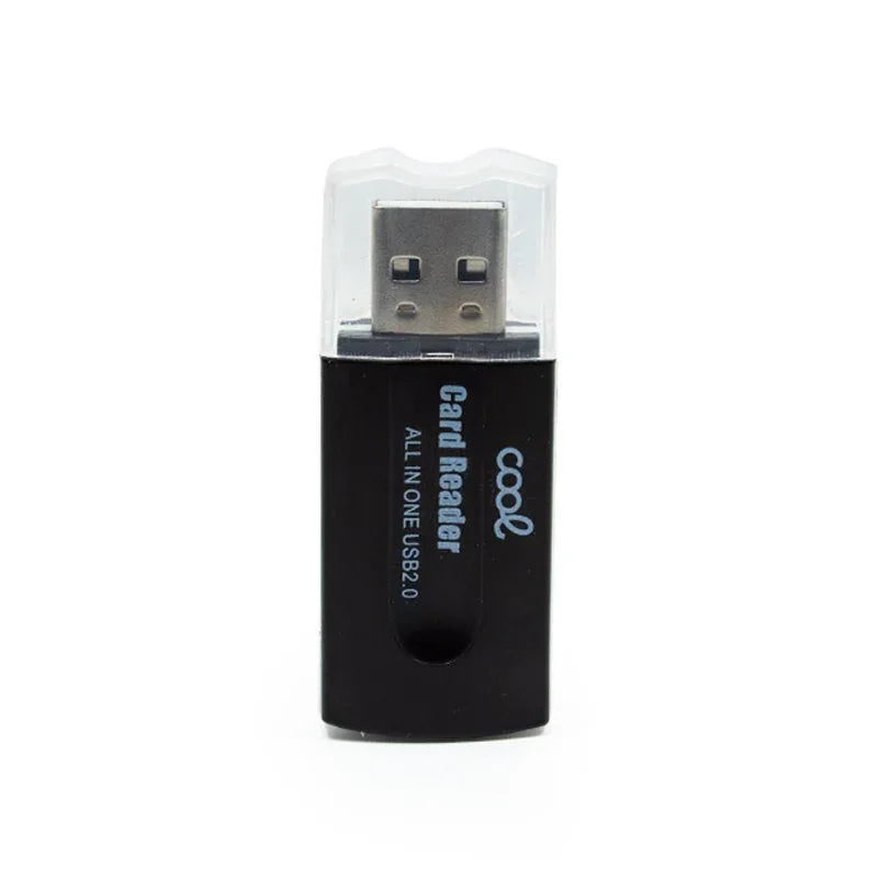 Lector USB Tarjetas Memoria Universal COOL (All in One) Negro - PixelPlaza