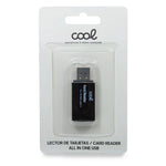 Lector USB Tarjetas Memoria Universal COOL (All in One) Negro - PixelPlaza