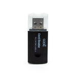 Lector USB Tarjetas Memoria Universal COOL (All in One) Negro - PixelPlaza