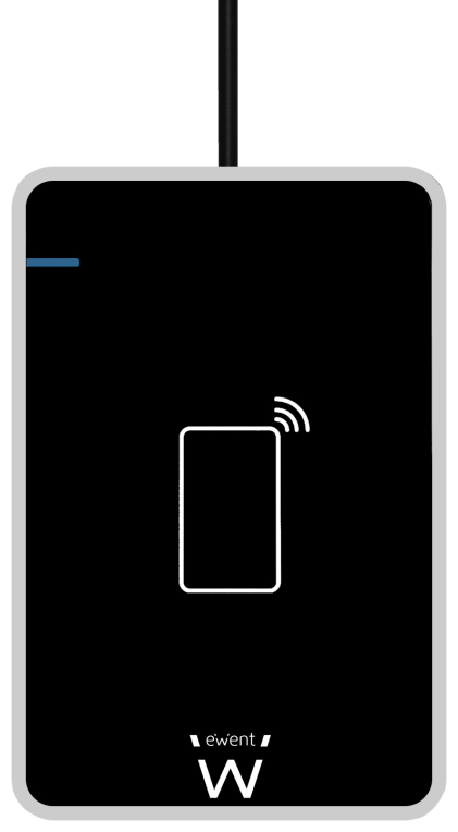 Lector de tarjetas inteligentes y dni Ewent USB 2.0