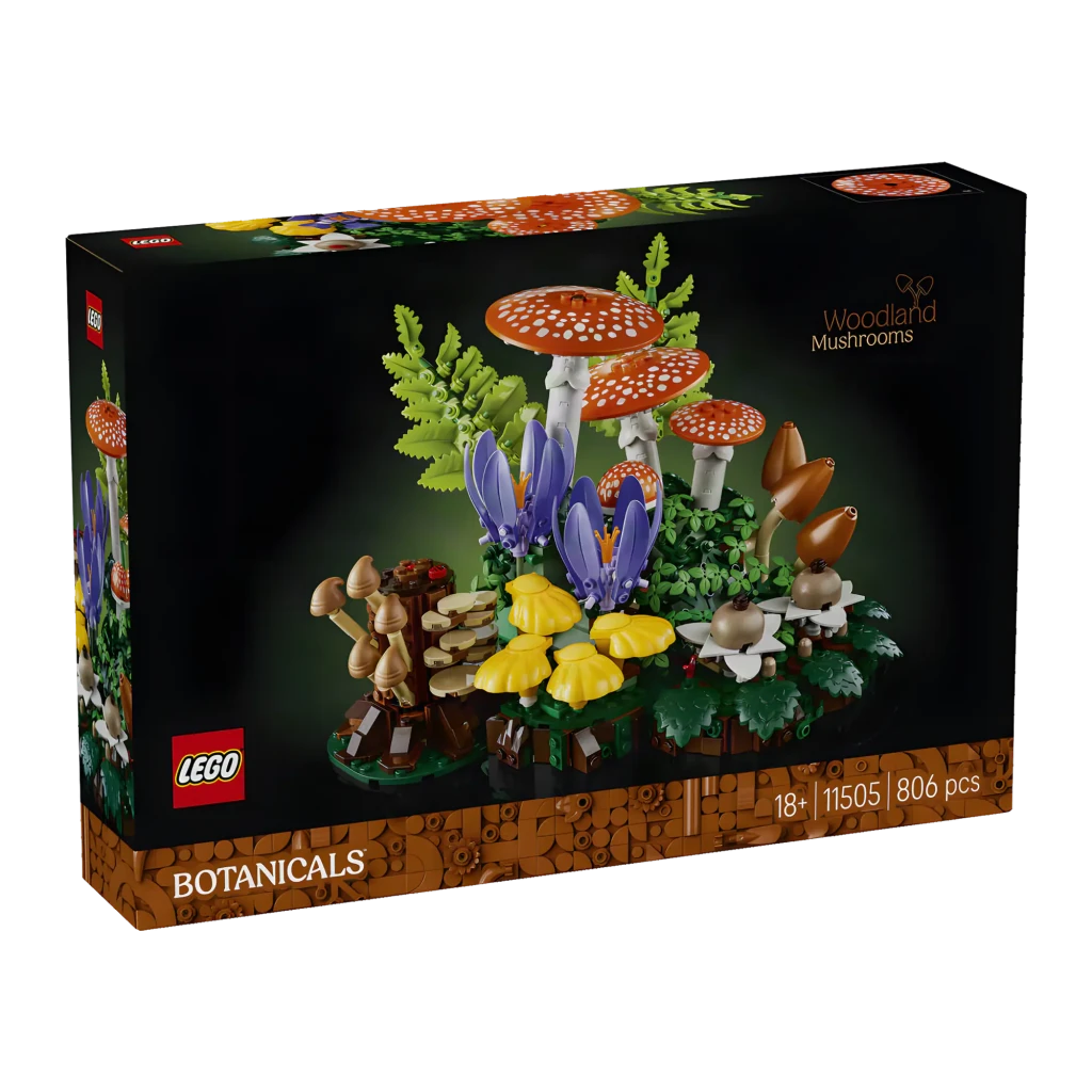 Set de construcción LEGO Botanicals Setas del Bosque 11505 806 piezas