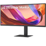 Monitor Profesional Ultrapanorámico Curvo LG UltraWide 34U650A-B 34"/ WQHD/ Multimedia/ Regulable en altura/ Negro