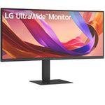 Monitor Profesional Ultrapanorámico Curvo LG UltraWide 34U650A-B 34"/ WQHD/ Multimedia/ Regulable en altura/ Negro
