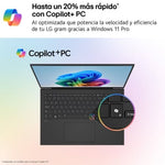 Portátil LG Gram 14Z90U-V.AZ85BN Intel Core Ultra 7-355/ 32GB/ 512GB SSD/ 14"/ Win11 Pro