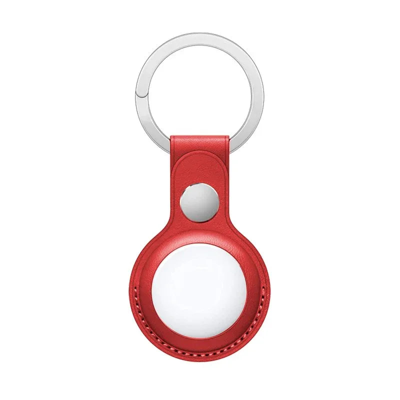 Llavero Protector COOL Compatible con AirTag Polipiel Rojo - PixelPlaza