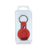 Llavero Protector COOL Compatible con AirTag Polipiel Rojo - PixelPlaza