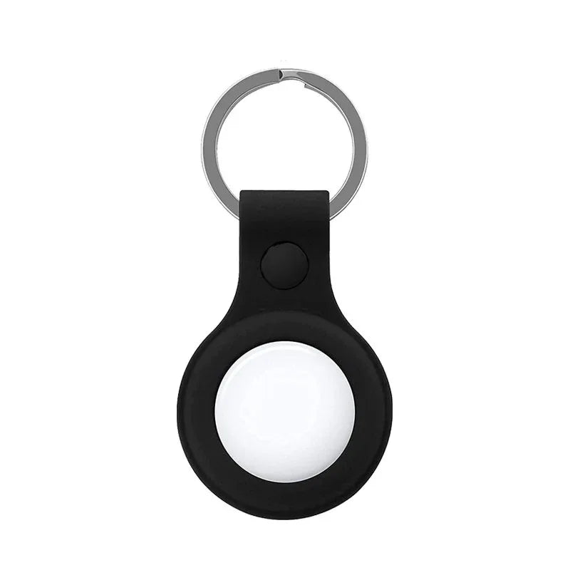 Llavero Protector COOL Compatible con AirTag Silicona Negro - PixelPlaza