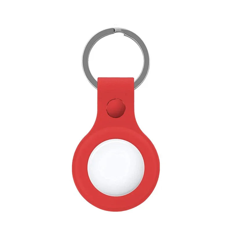 Llavero Protector COOL Compatible con AirTag Silicona Rojo - PixelPlaza