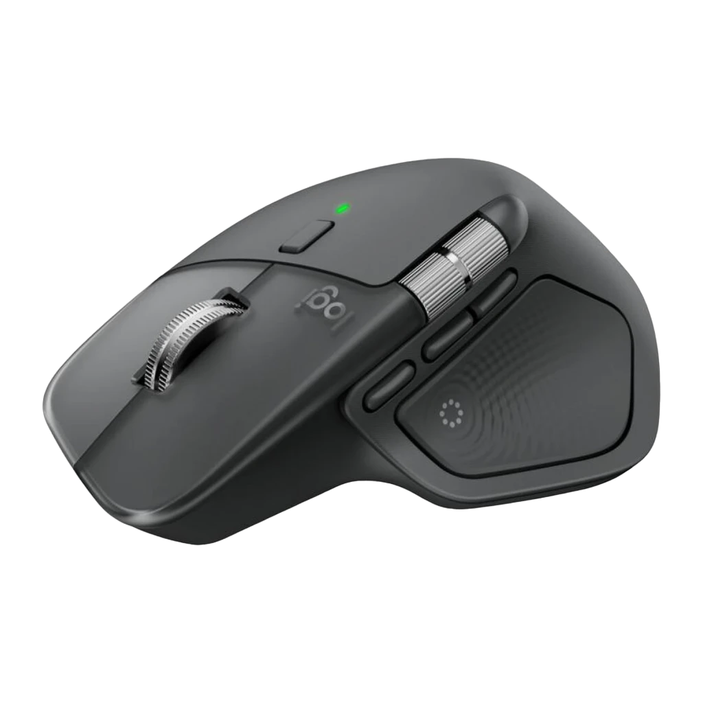 Logitech MX Master 4 for Business 8000 DPI 6 botones Bluetooth + 2.4GHz láser Ratón inalámbrico ergonómico