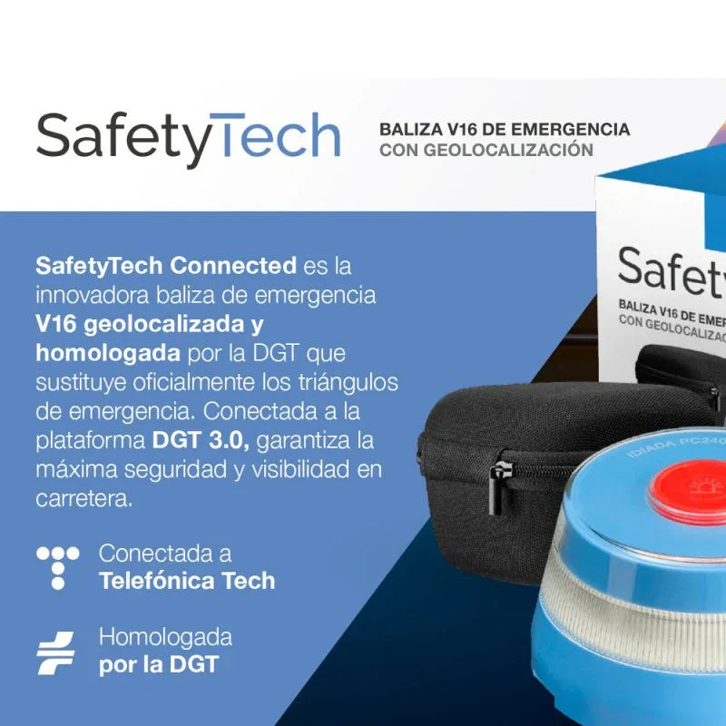 Luz Baliza Conectada (Homologada DGT) COOL Safetytech - PixelPlaza