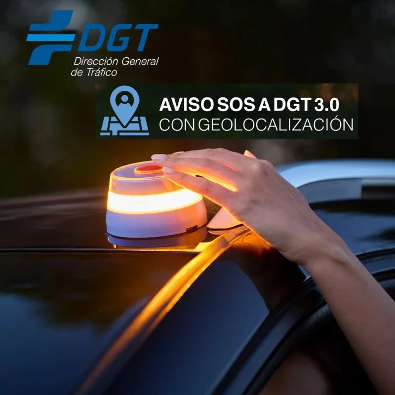 Luz Baliza Conectada (Homologada DGT) COOL Safetytech - PixelPlaza