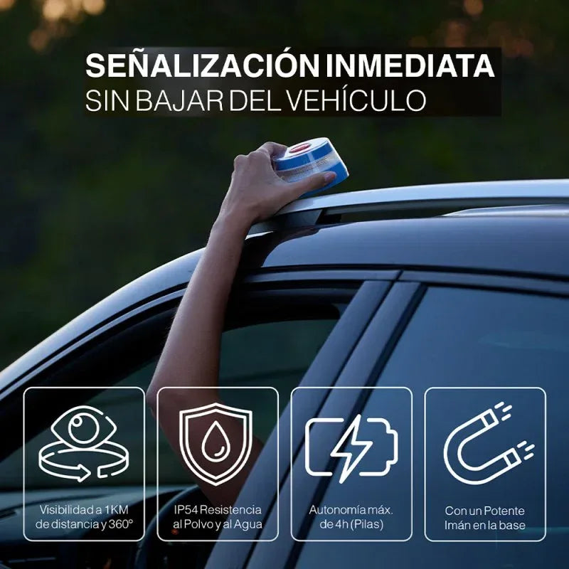 Luz Baliza Conectada (Homologada DGT) COOL Safetytech - PixelPlaza
