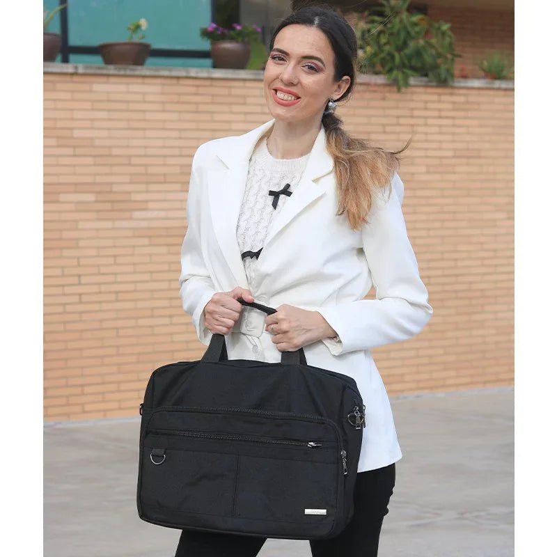 Maletín Ordenador Portátil 12-13.5 Pulg COOL Cleveland Negro - PixelPlaza