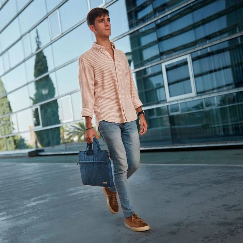 Maletín Ordenador Portátil 13-15 Pulgadas COOL Sigma Azul - PixelPlaza