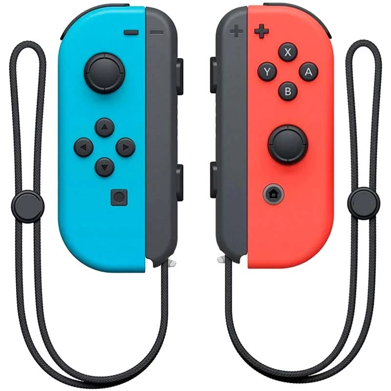 Joy-Con Set Izq/Dcha Azul Neón/Rojo Neón vibración 15h Mandos compatibles con Nintendo Switch