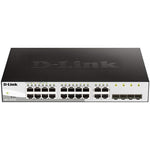 Switch d - link 20 puertos gestionable 16 gigabit ethernet 10 - 100 - 100 4 sfp
