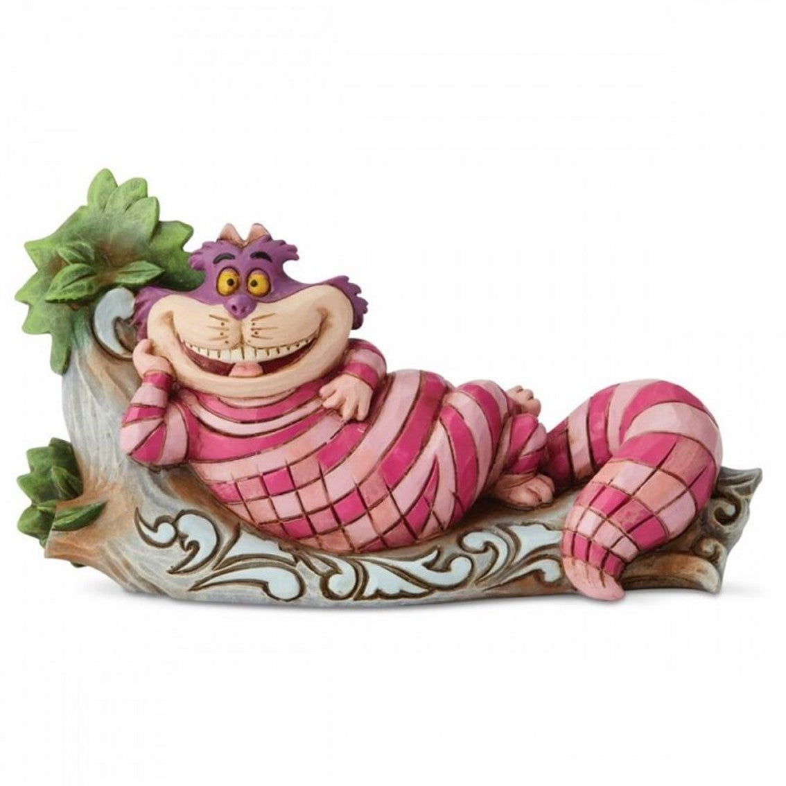 Figura Enesco disney alicia en el pais de las maravillas cheshire tumbado