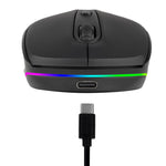 Raton multidispositivo inalambrico recargable NGS smog - rb