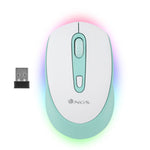 Raton multidispositivo inalambrico recargable NGS smogmint - rb