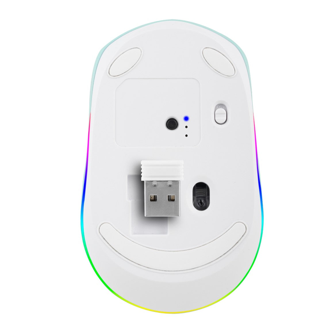 Raton multidispositivo inalambrico recargable NGS smogmint - rb