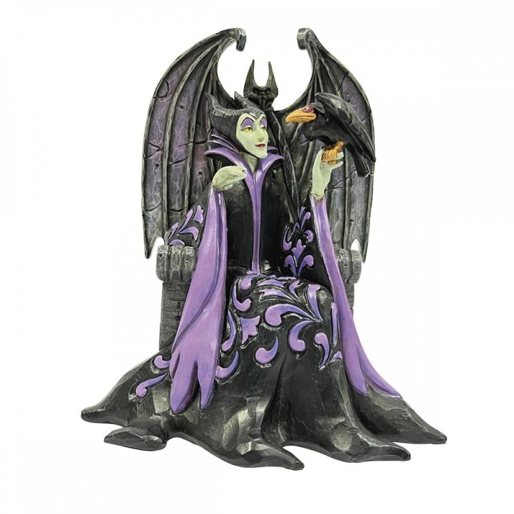 Figura Enesco disney malefica en trono