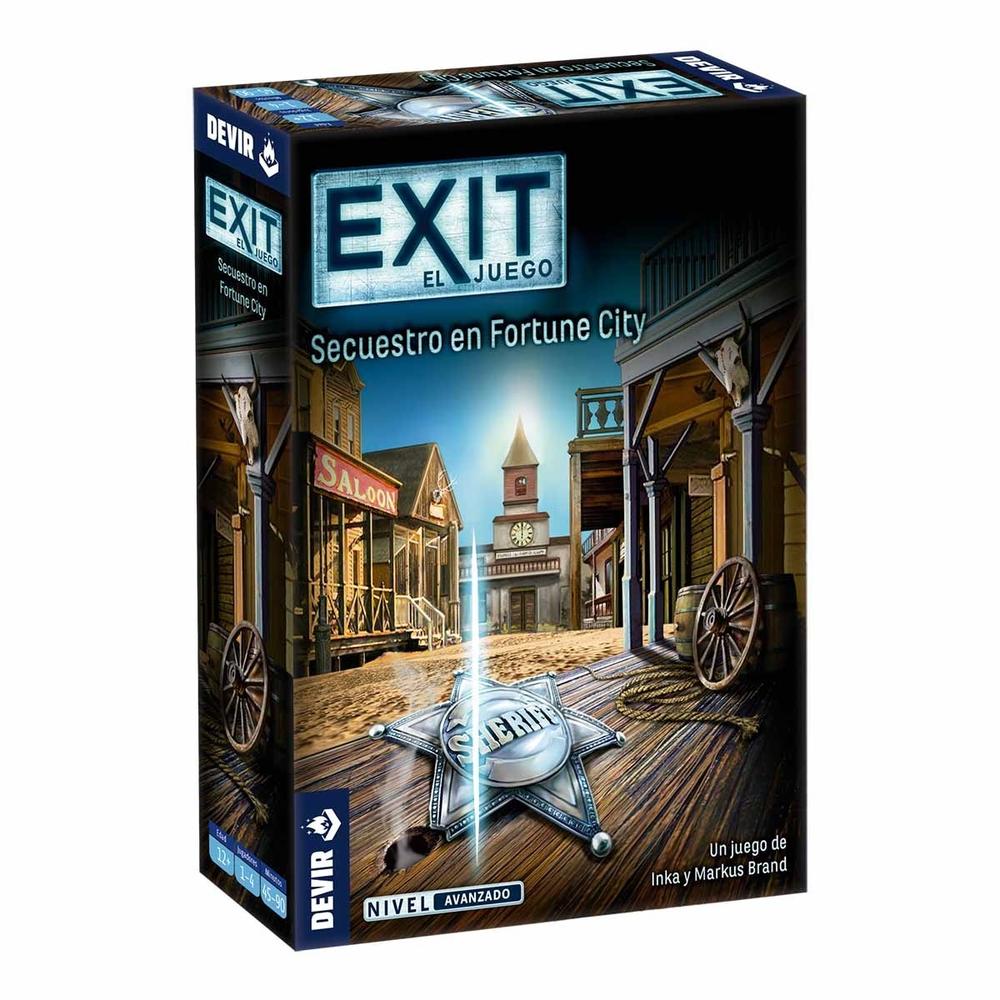 Juego de mesa Devir exit secuestro en fortune city