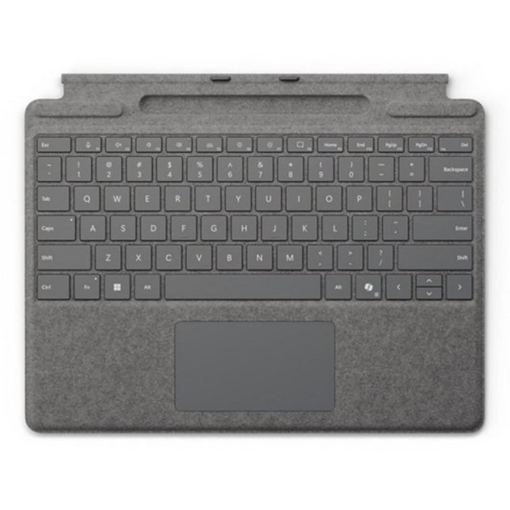 Teclado Microsoft surface pro type cover + pen platino