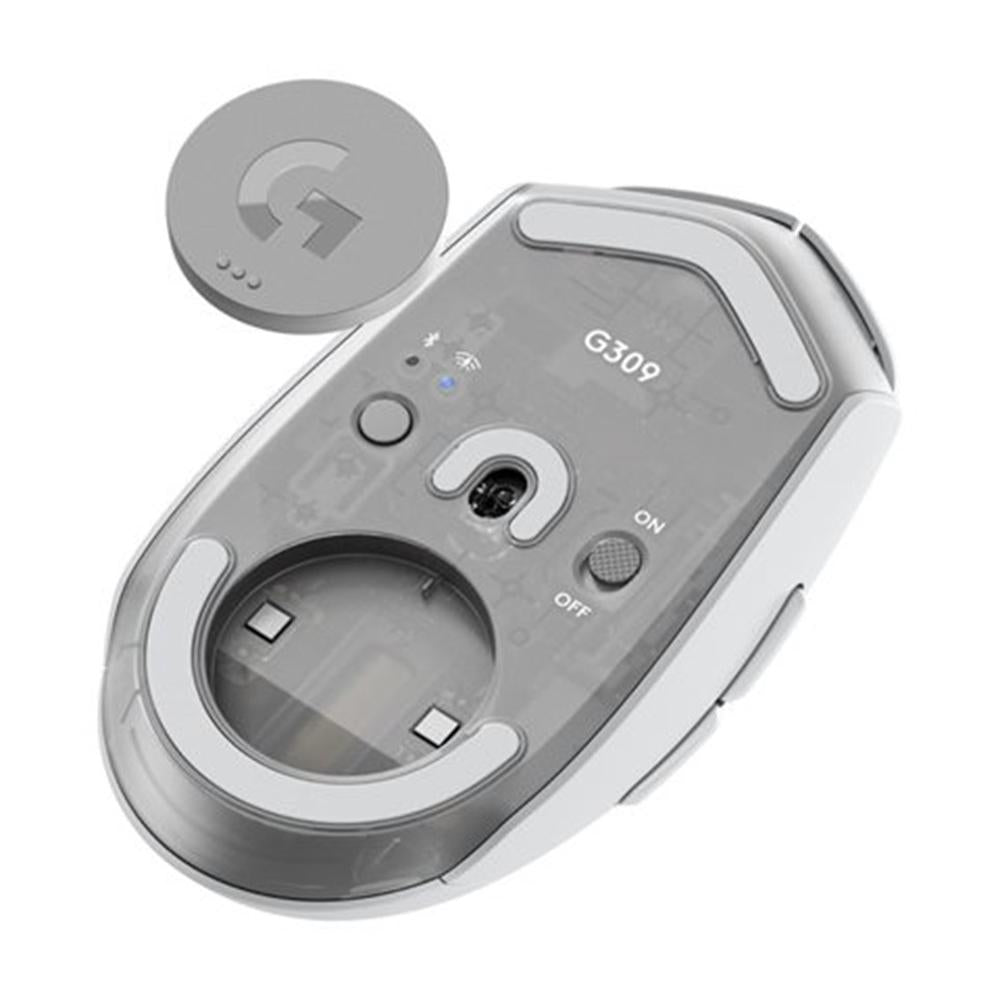 Raton inalambrico gaming Logitech g g309 blanco
