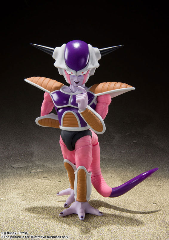 Figura tamashii nations dragon ball z s.h.figuarts frieza first form&frieza pod reissue