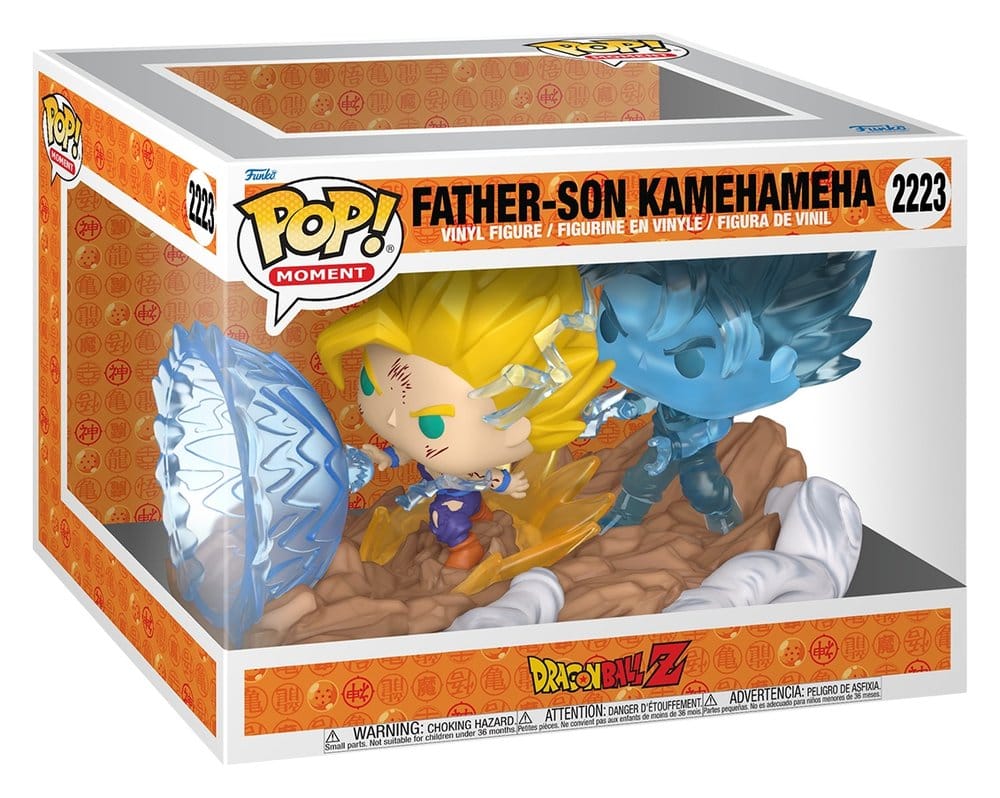 Funko pop moments dragon ball z father - son kamehameha