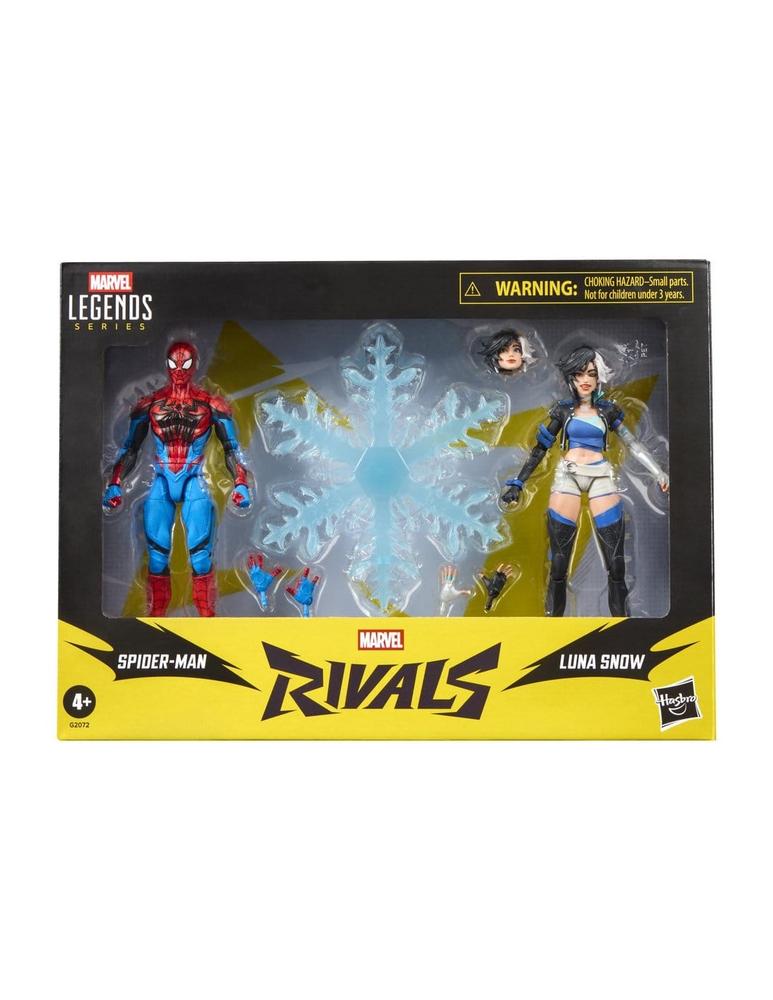 Figura Hasbro marvel rivals spider - man & luna snow
