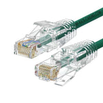 Cable de red slim wp latiguillo RJ45 u utp cat.6a Verde #verde