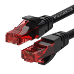Cable de red wp latiguillo RJ45 u utp cat.6 Negro #negro