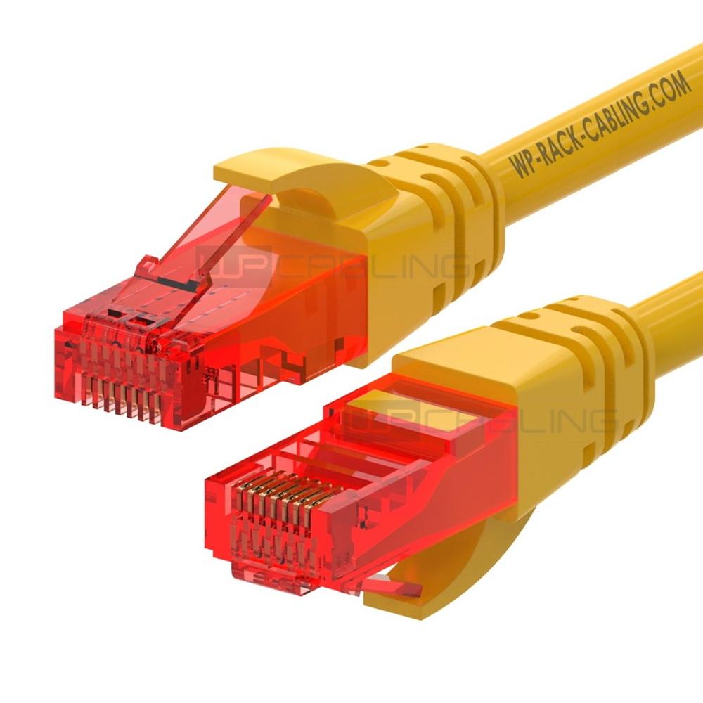 Cable de red wp latiguillo RJ45 u utp cat.6 Amarillo #amarillo