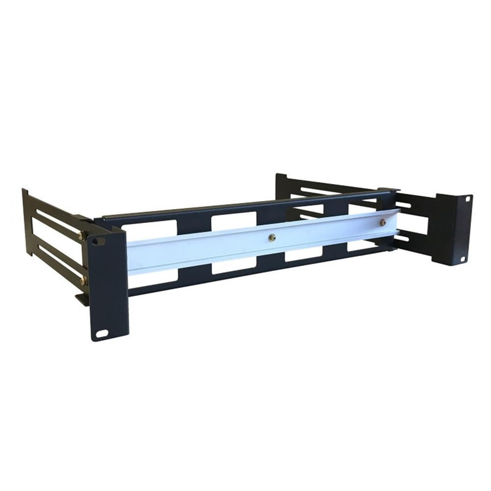 Soporte din rail wp para armario rack 19 pulgadas 2u · 290mm