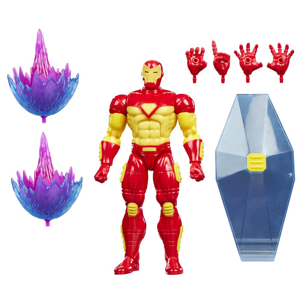 Figura Hasbro marvel legends series iron man vs marvel's spiral