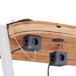 Base de enchufes Coolbox cubik magnet 3 enchufes con carga USB c+a cable ac integrado