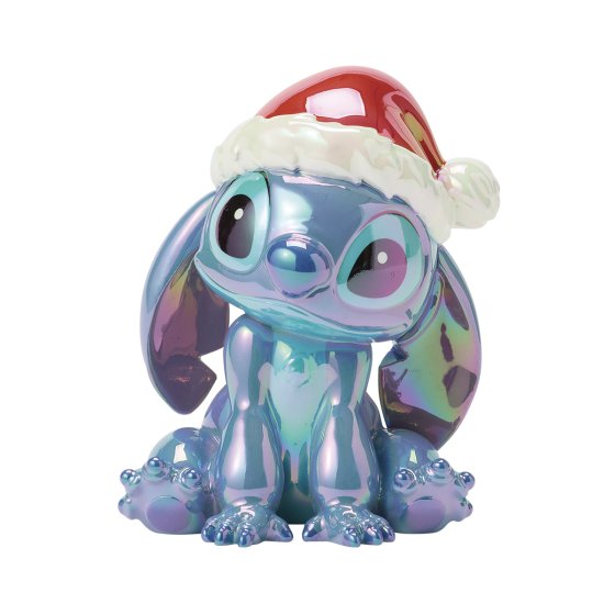 Figura Enesco disney stitch navideño