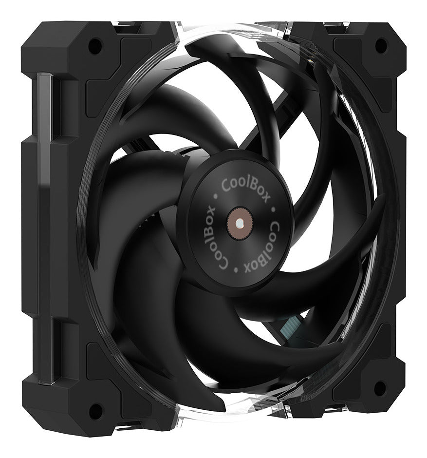 Ventilador caja Coolbox 120 mm x12 ring argb