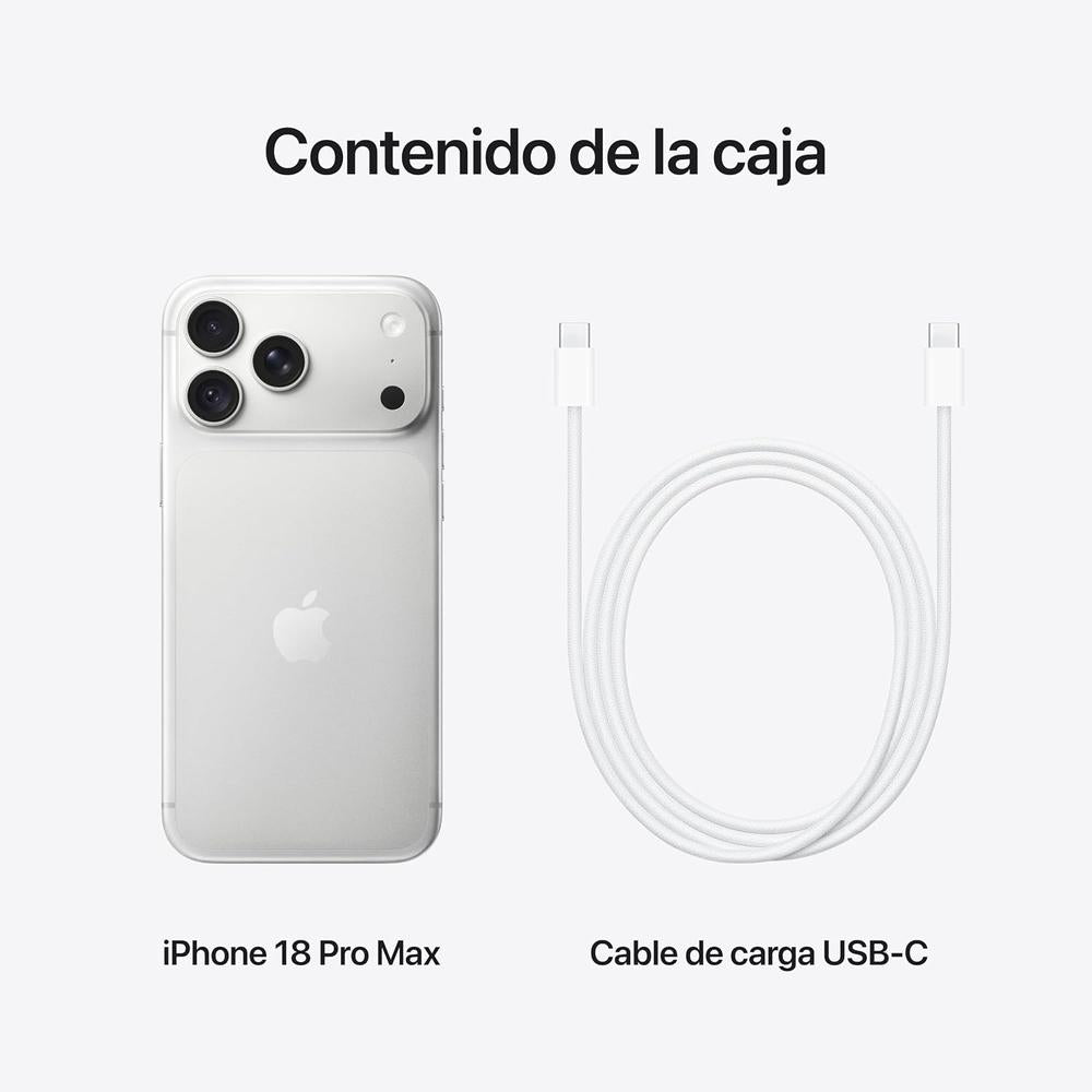Apple iphone 18 pro max 2TB rom silver